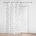 Záclona v bílé a stříbrné barvě 140x280 cm Edelia – douceur d'intérieur