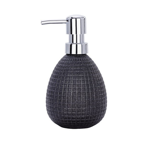 Antracitový keramický dávkovač mýdla Wenko Polaris Jet, 390 ml-image-1