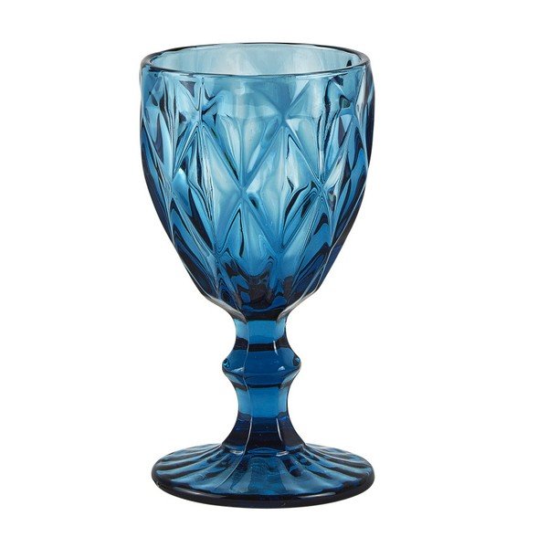 Modrá sklenice na víno Villa Collection Blue Glass, 250 ml