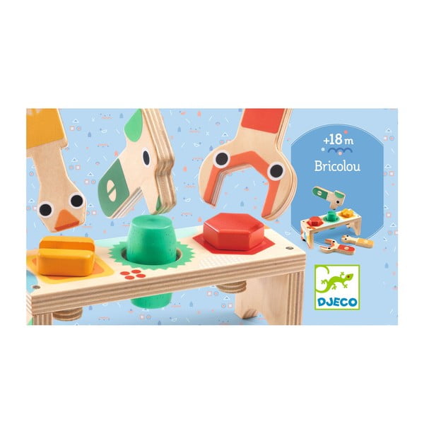 Dřevěná hrací sada pro malé kutily Djeco-image-2