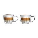Skleněné šálky v sadě 2 ks na cappuccino 350 ml Tulip – Vialli Design