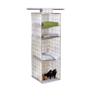 Béžový závěsný organizér se 4 přihrádkami Domopak Living Ella