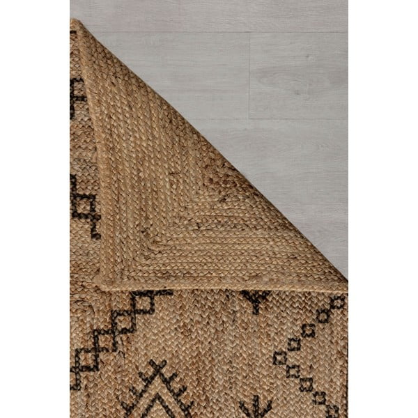 Jutový koberec v přírodní barvě 120x170 cm Rowen – Flair Rugs-image-3