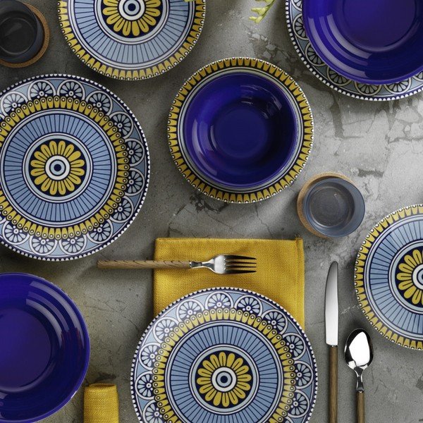 24dílná sada porcelánového nádobí Kütahya Porselen Mandala-image-1
