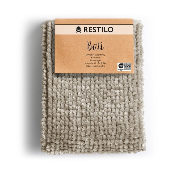 Béžová koupelnová předložka 70x120 cm Bati – Restilo
