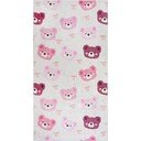 Růžový/slonovinový pratelný dětský koberec 80x150 cm Cute Teddies Pink – Vitaus