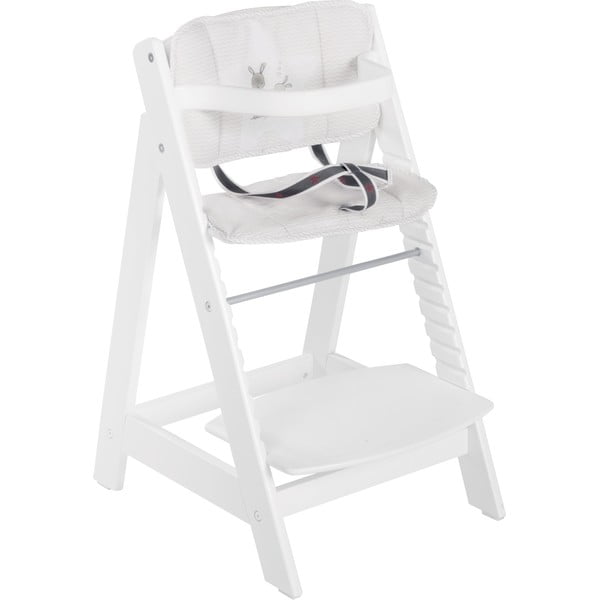 Bílá vložka do jídelní židličky Fox & Bunny – Roba-image-1
