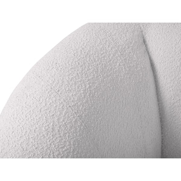 Světle šedé křeslo z textilie bouclé Essen – Cosmopolitan Design-image-4