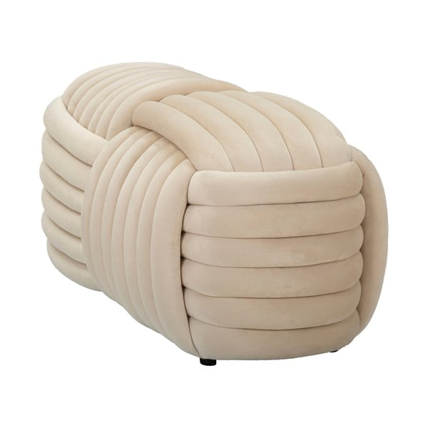 Krémová sametová lavice Softy – Mauro Ferretti-image-2