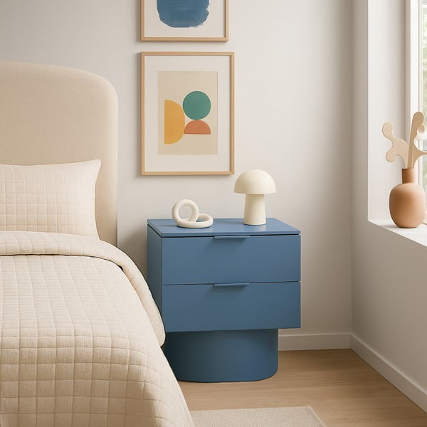 Modrý noční stolek Totem – Teulat-image-1