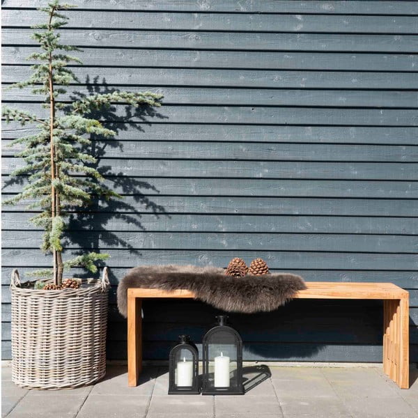 Zahradní lavice z teakového dřeva House Nordic Benidorm, 140 x 35 cm-image-1