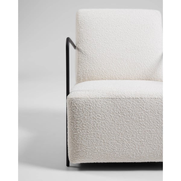 Bílé křeslo Gamer - Kave Home-image-4