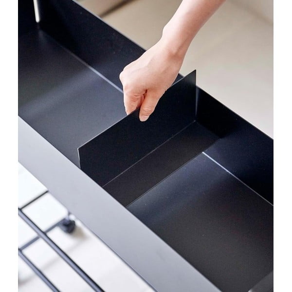 Černý kovový dětský botník 74,5x74,5x22 cm Tower – YAMAZAKI-image-1