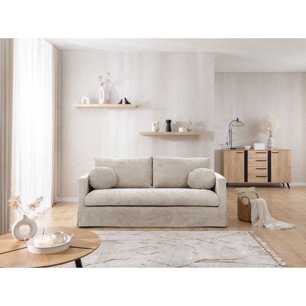 Béžový 3místný potah Paphos – Ropez-image-2