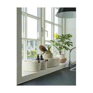 Látkové košíky do koupelny v sadě 3 ks 35x25x13 cm Jarana – House Nordic
