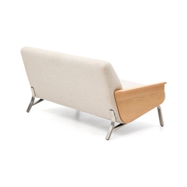 Béžová žinylková pohovka 165 cm Amsen – Kave Home-image-4