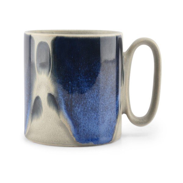 Modrý/šedý kameninový hrnek 390 ml Paint – Salt&Pepper