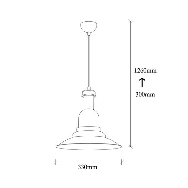 Černé kovové závěsné svítidlo Opviq lights Evgi-image-3