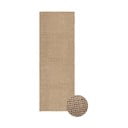 Pratelný/ručně tkaný vlněný běhoun v přírodní barvě 80x230 cm Unexpected Wool – Lorena Canals