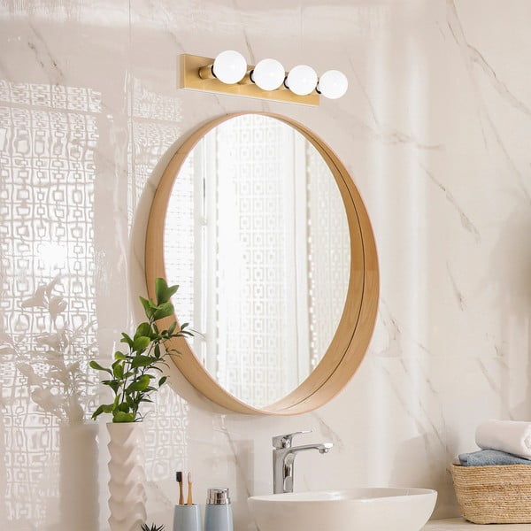 Nástěnné svítidlo ve zlaté barvě Mirro – Opviq lights-image-3