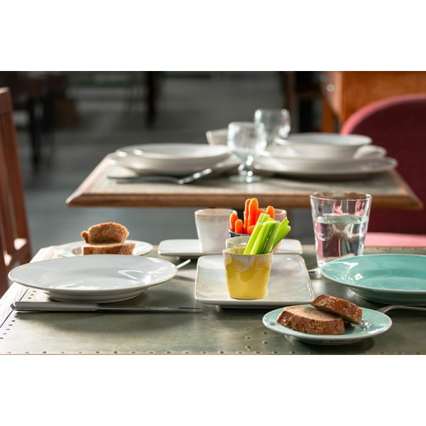 Žluto-bílý šálek z kameniny 210 ml Grespresso – Costa Nova-image-1