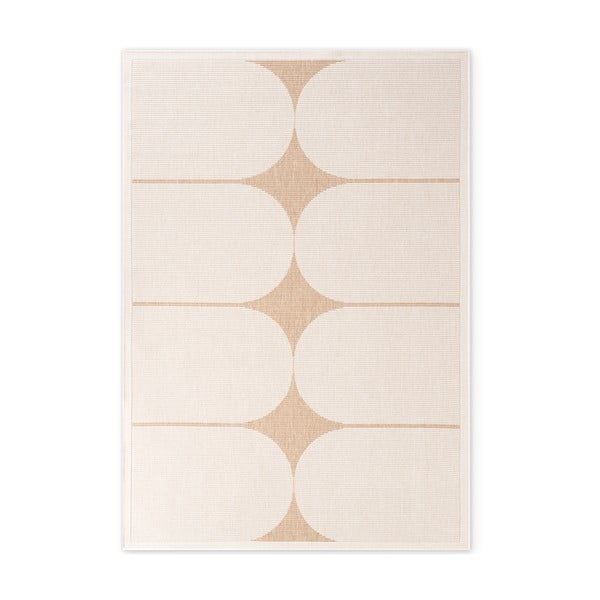 Vnitřní a venkovní koberec v béžové a slonovinové barvě 160x230 cm Duet Bowen – NORTHRUGS