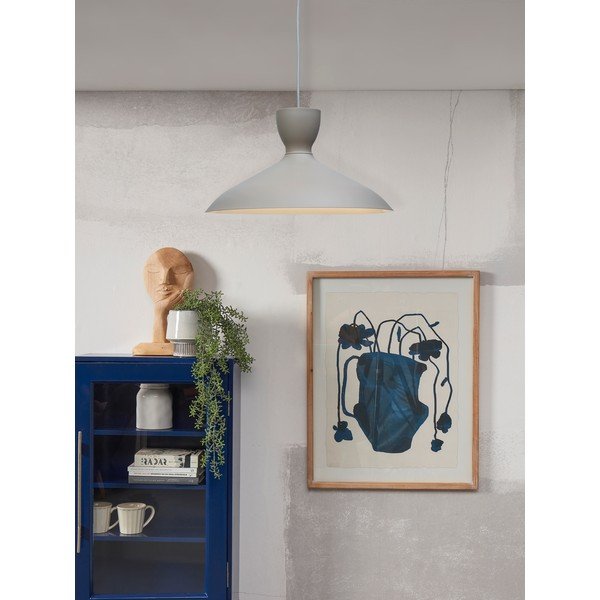 Šedé závěsné svítidlo s kovovým stínidlem ø 40 cm Hanover – it's about RoMi-image-1