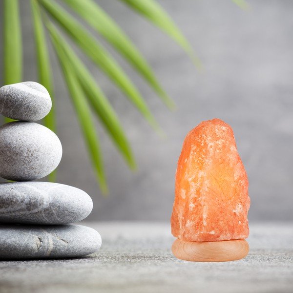 Oranžová solná lampa, výška 23 cm Sally – LAMKUR-image-2