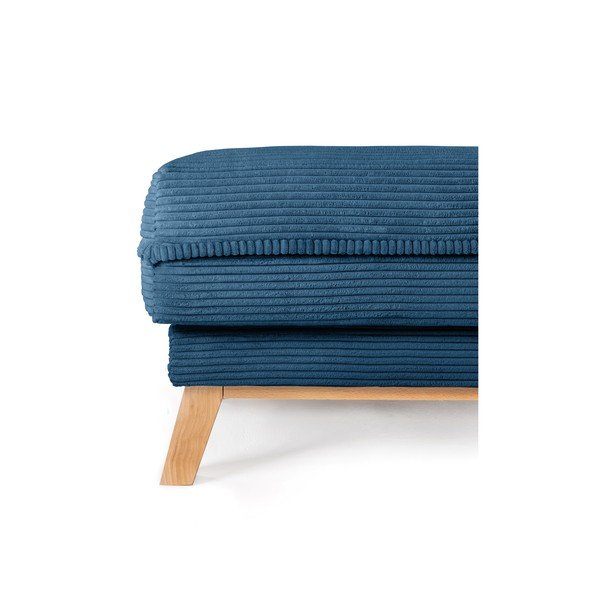 Modrá manšestrová podnožka Tori – Bonami Selection-image-3