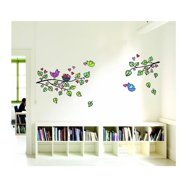 Sada samolepek Ambiance Birds And Hearts-image-4