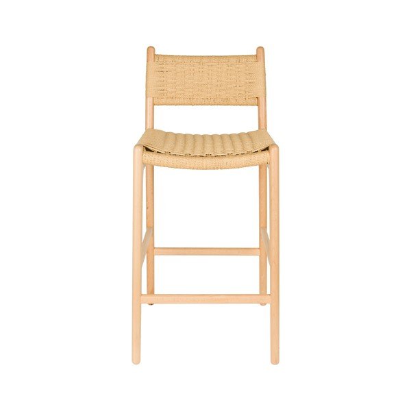 Barová židle z bukového dřeva ve světle přírodní barvě (výška sedáku 67,5 cm) Cecile – Dutchbone-image-2