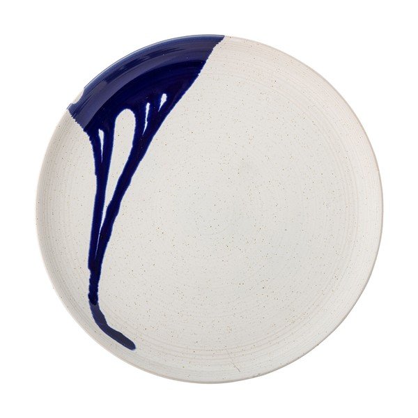 Bílo-modrá miska z kameniny 2,22 l Okayama – Bloomingville-image-2