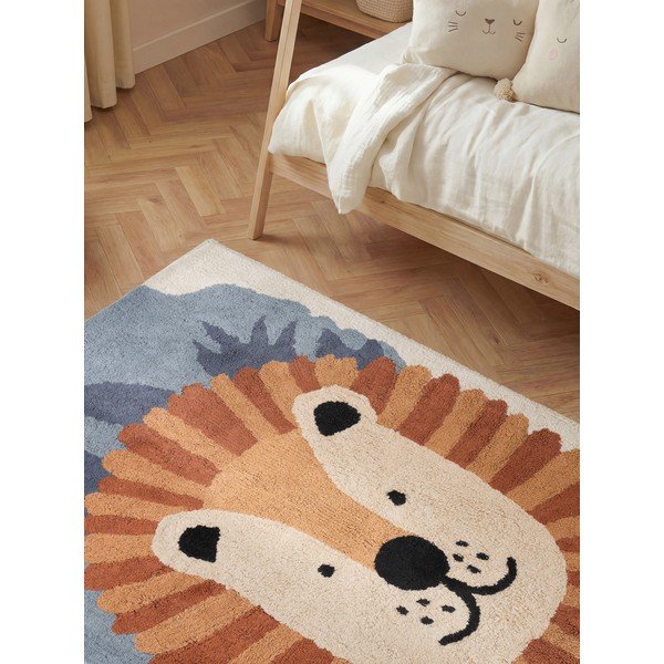 Pratelný/ručně tkaný bavlněný dětský koberec 140x200 cm Snuggle Samba – Hanse Home-image-2