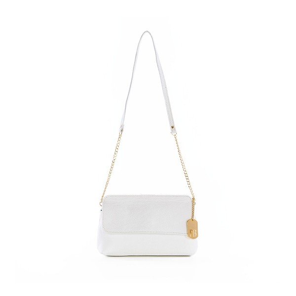 Kožená kabelka Envelope White