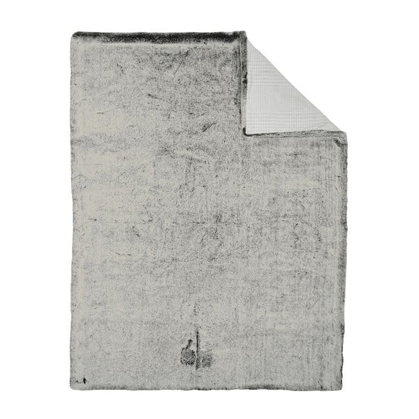 Přehoz z umělé kožešiny Grey, 150x200 cm