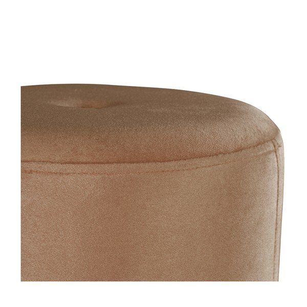 Hnědý puf JohnsonStyle Ellen Magic Velvet, ⌀ 40 cm-image-3