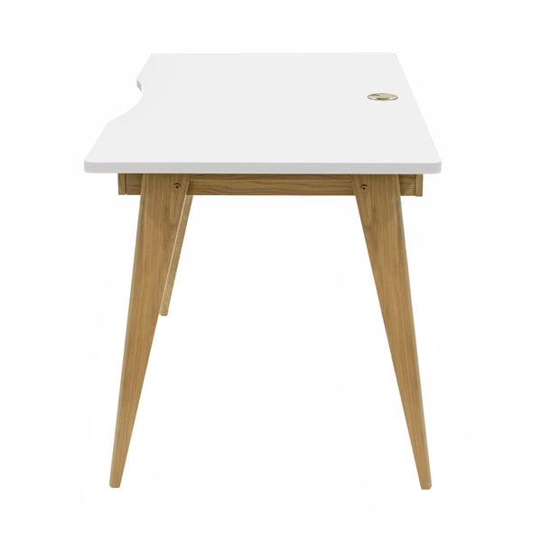 Pracovní stůl v dekoru dubu 70x140 cm Nice – Woodman-image-4