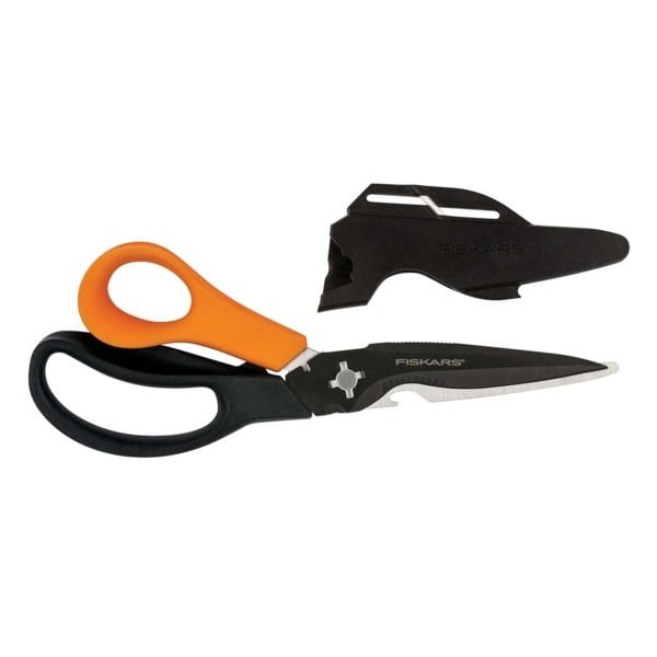 Plně kalené víceúčelové nůžky Fiskars Solid Cuts+More-image-3