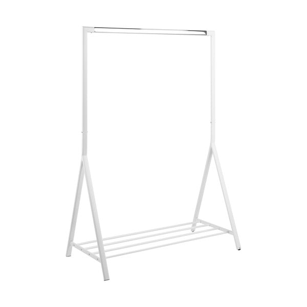 Bílý kovový stojan na oblečení Brent - Actona-image-2