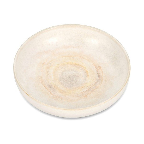 Béžový hluboký  talíř z kameniny ø 22 cm Aquarel – S|P Collection