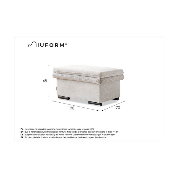Šedý taburet – Miuform-image-1