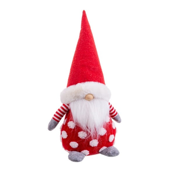 Látkový vánoční skřítek (výška 35 cm) Santa Claus – Casa Selección