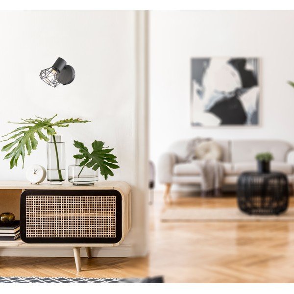 Černé bodové svítidlo 8x14 cm Ran – Fischer & Honsel-image-4