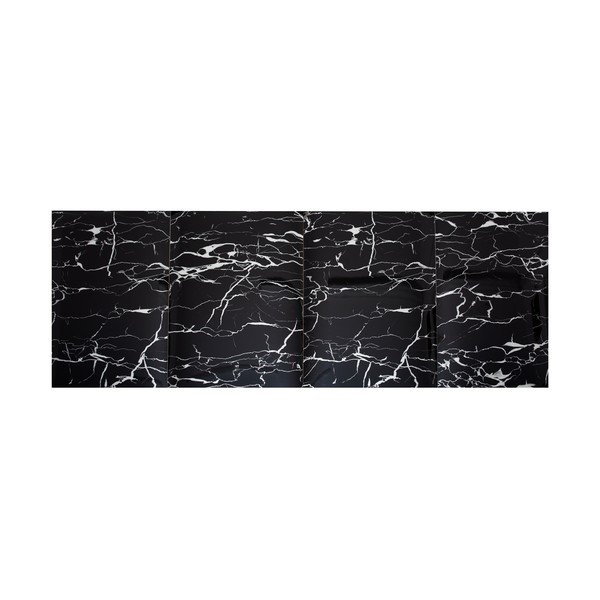 Samolepicí panely na zeď v sadě  6 ks 60x30 cm Nero Marquina – SP TREND-image-2