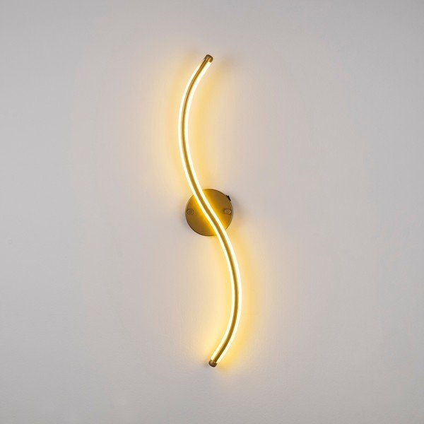 LED nástěnné svítidlo ve zlaté barvě Yilan – Opviq lights-image-1