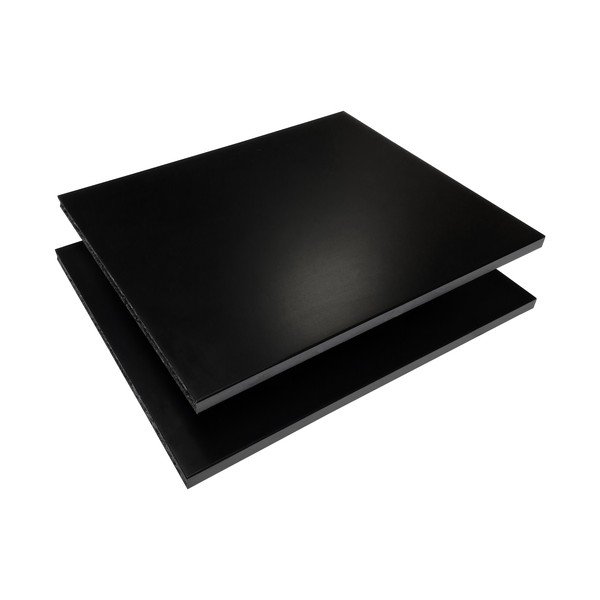 Černé police pro modulární policový systém 2 ks, 32x27 cm Mistral Kubus - Hammel Furniture-image-2