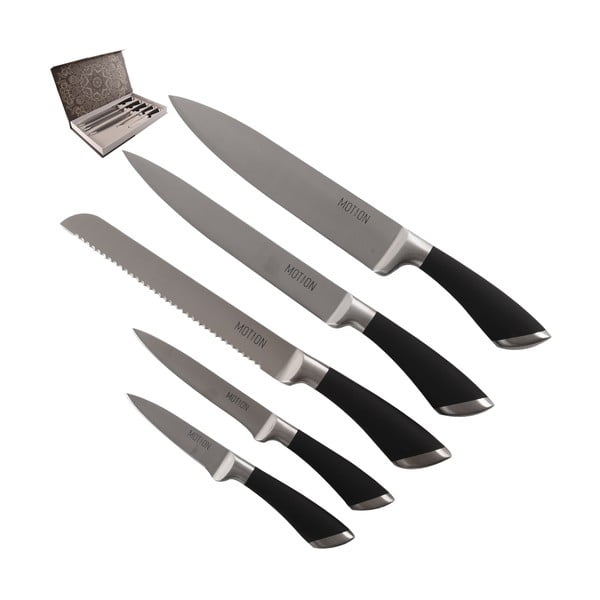 Sada 5 nerezových kuchyňských nožů Orion Motion