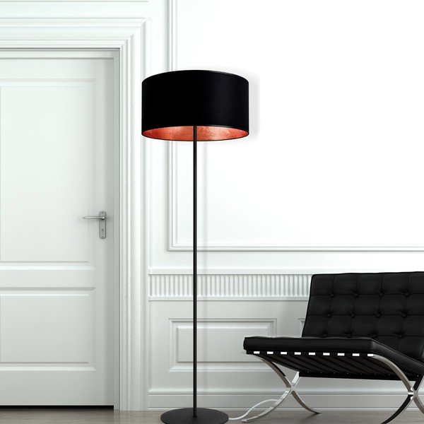 Černoměděná stojací lampa Sotto Luce Mika, ⌀ 40 cm-image-2