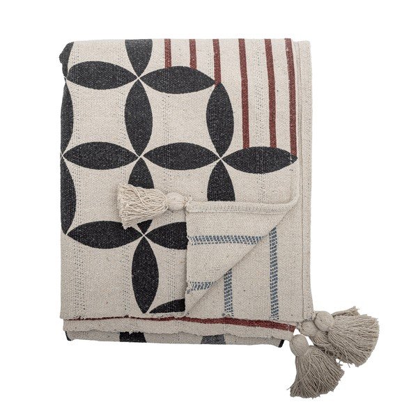 Deka s příměsí bavlny 130x155 cm Forma – Bloomingville