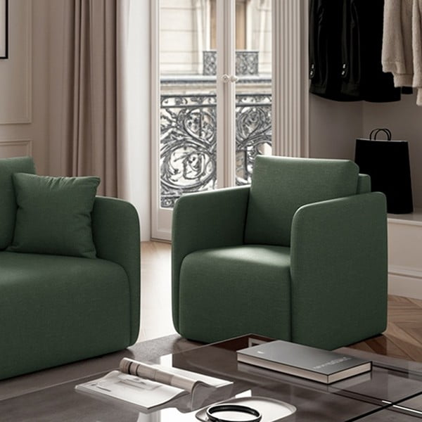 Zelené křeslo Chaum – Rodier-image-3